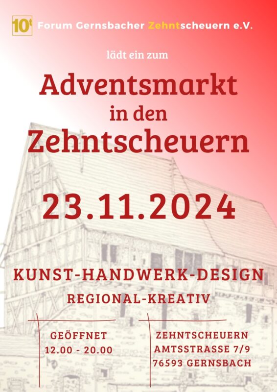 Ausstellung beim Adventsmarkt in Gernsbach