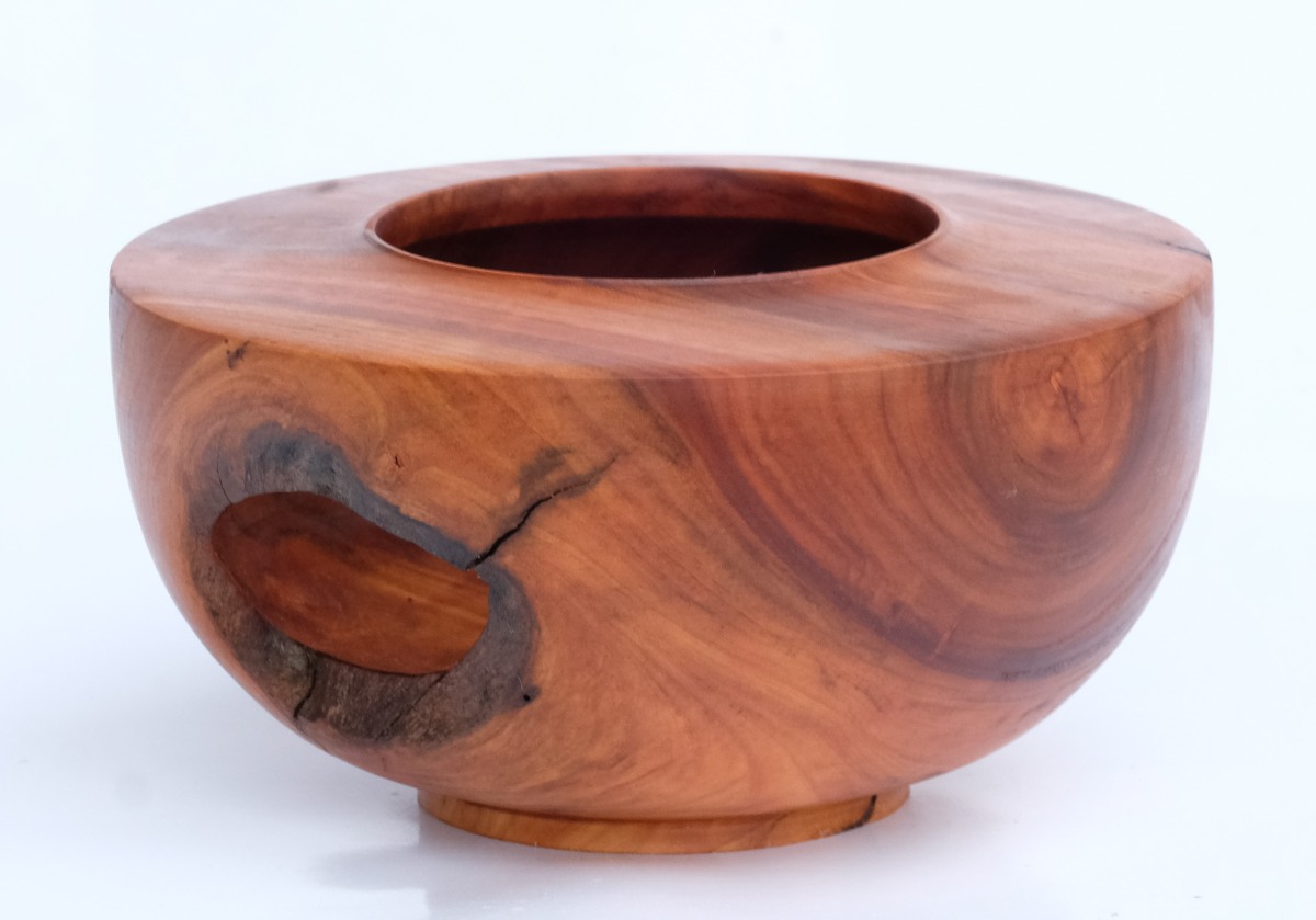 Wilder Apfel mit Durchbrechung